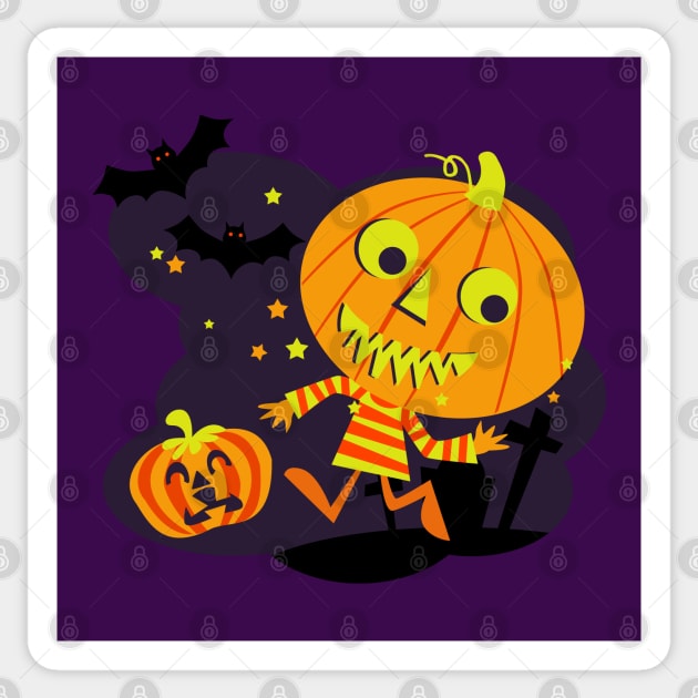 jack pumpkin Sticker by richhwalsh